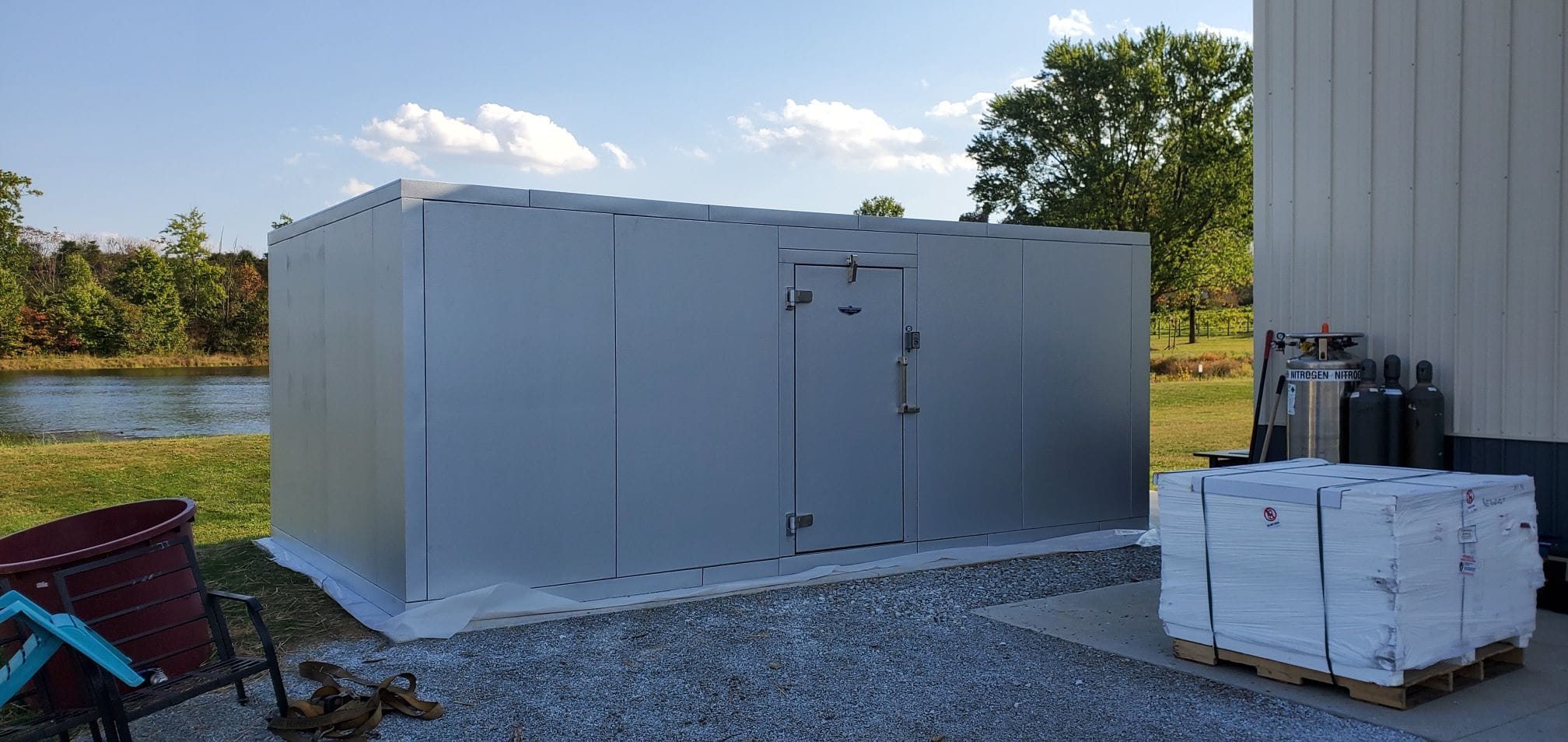 Commercial HVAC system installation