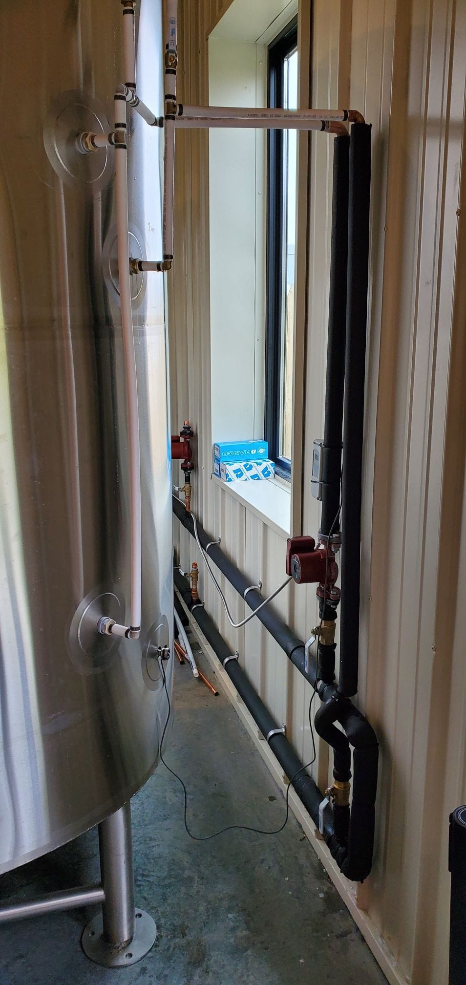 Commercial heating and cooling project