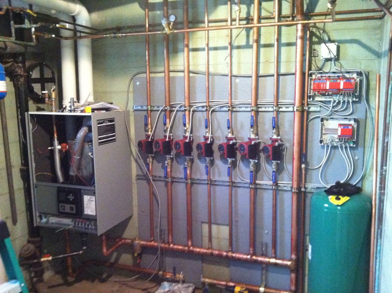 Commercial HVAC unit installation TCS