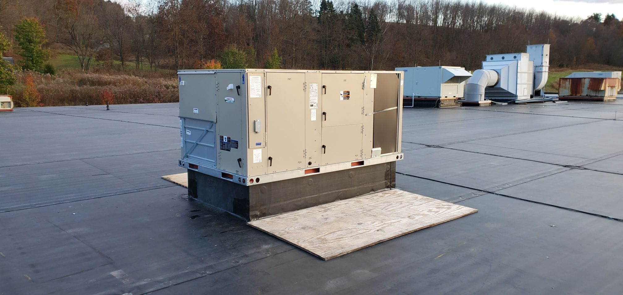 Large scale industrial HVAC system