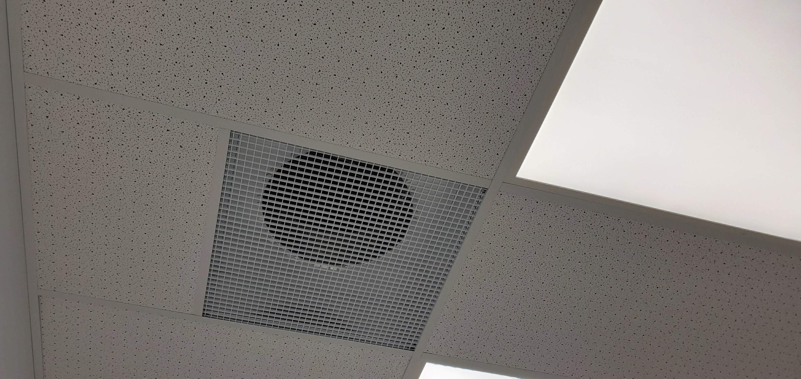 LaminAir perforated ceiling installation by Temperature Control Services LLC in Western Pennsylvania
