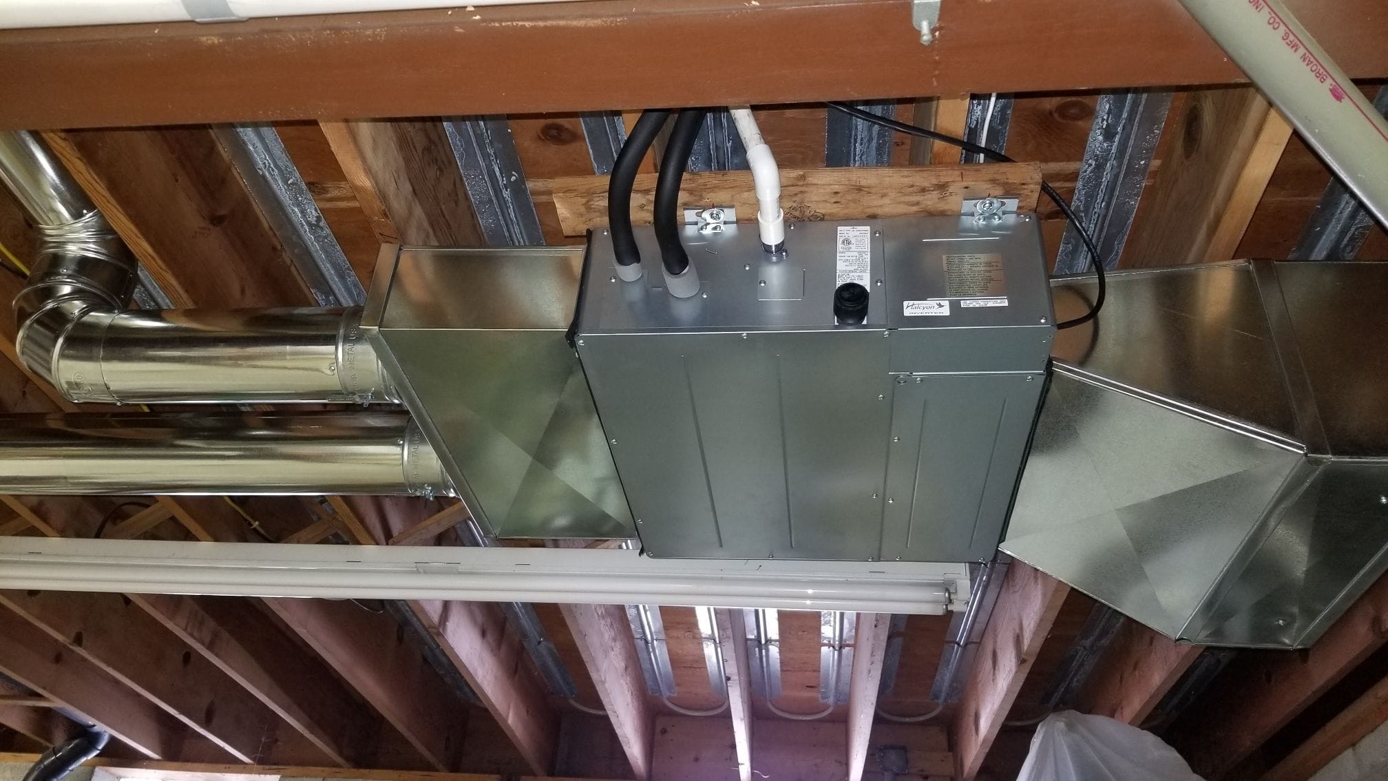 Home heating and cooling system